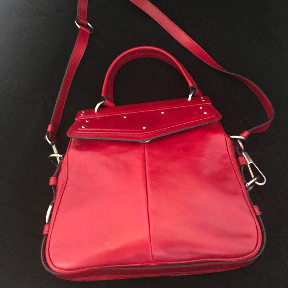 Red ysl yves saint Laurent bag purse